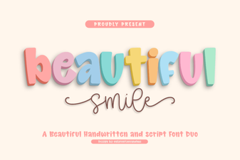 Beautiful Smile Font Design Ideas