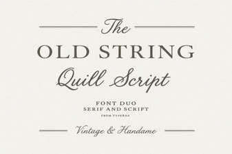 Old String Font Design Trends and Creative Uses